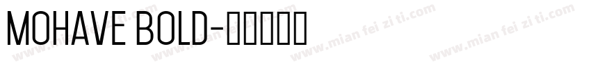 mohave bold字体转换